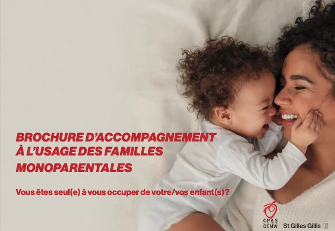 Couverture de la brochure d'accompagnement à l'usage des familles monoparentales